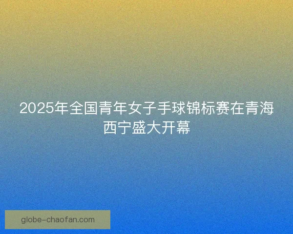 2025年全国青年女子手球锦标赛在青海西宁盛大开幕